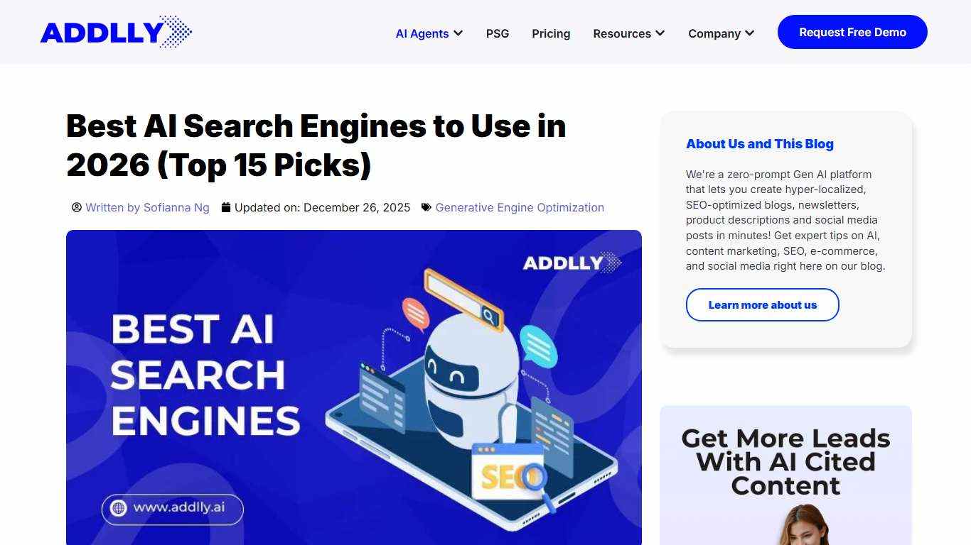 Best AI Search Engines To Use In 2026 (Top 15 Picks)
