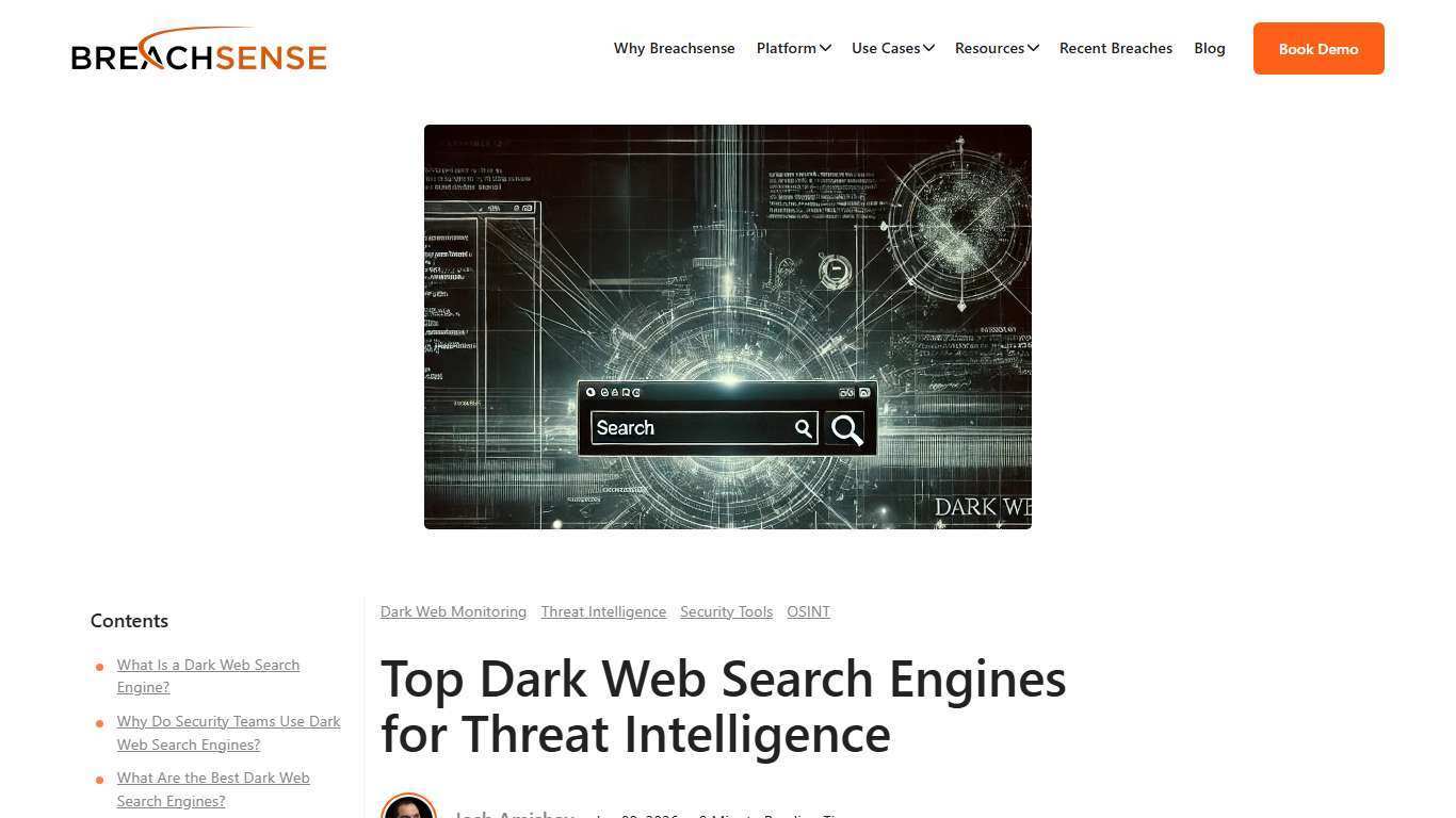 Top Dark Web Search Engines for Security Teams